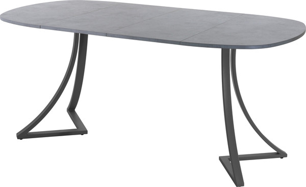 Изображение товара Обеденный стол AMC Elite Е24(900) D7 (графит/бетон чикаго светло-серый)