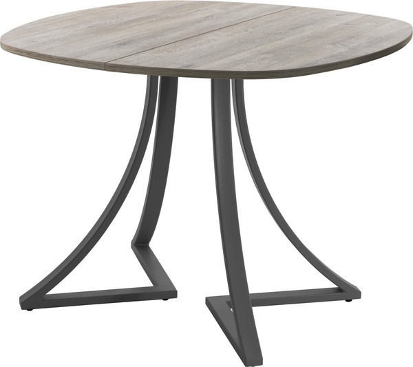 Изображение товара Обеденный стол AMC Elite Е24(900) D7 (графит/дуб уайт-ривер песочно-бежевый)