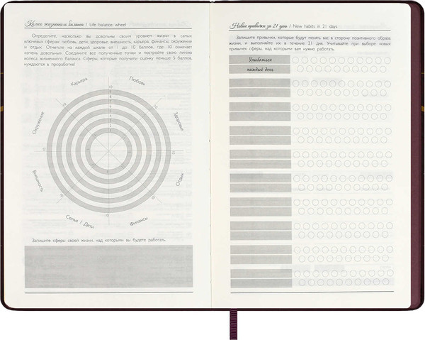 Изображение товара Ежедневник Escalada Софт-Тач / 70600 (120л, бордовый)