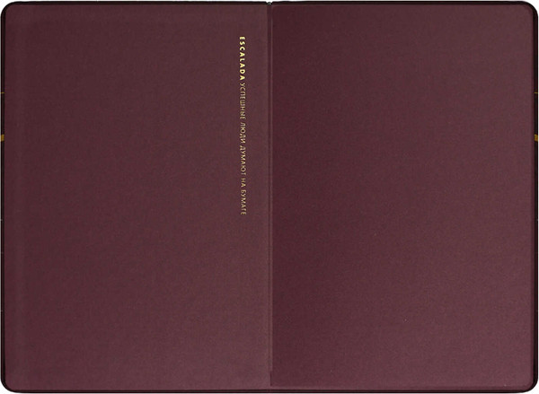 Изображение товара Ежедневник Escalada Софт-Тач / 70600 (120л, бордовый)