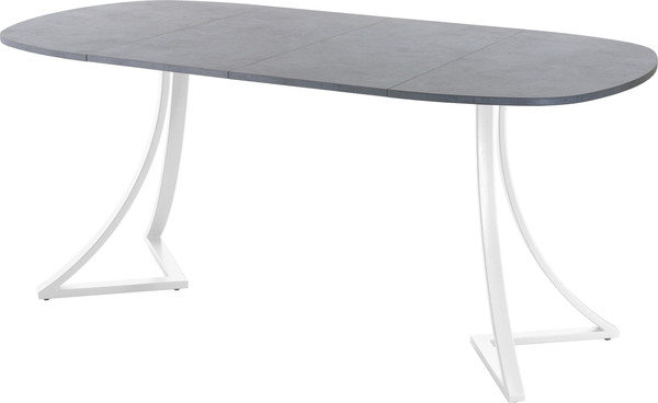 Изображение товара Обеденный стол AMC Elite Е24(900) D7 (белый/бетон чикаго светло-серый)