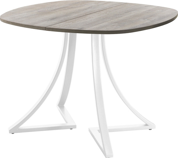 Изображение товара Обеденный стол AMC Elite Е24(900) D7 (белый/дуб уайт-ривер песочно-бежевый)