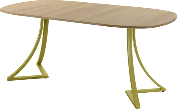 Изображение товара Обеденный стол AMC Elite Е24(900) D7 (золото/дуб небраска натур)