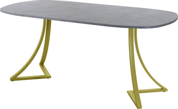 Изображение товара Обеденный стол AMC Elite Е24(900) D7 (золото/бетон чикаго светло-серый)