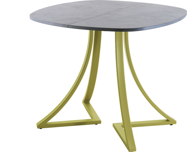 Изображение товара Обеденный стол AMC Elite Е24(900) D7 (золото/бетон чикаго светло-серый)