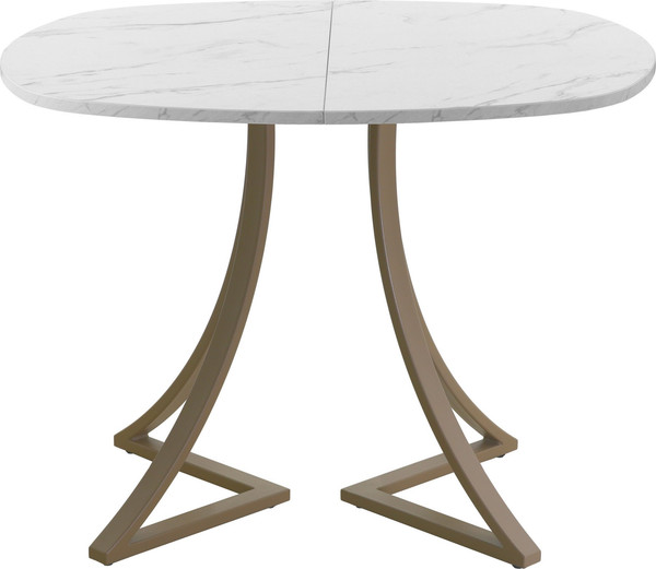 Изображение товара Обеденный стол AMC Elite Е24(900) D7 (капучино/мрамор кристалл)