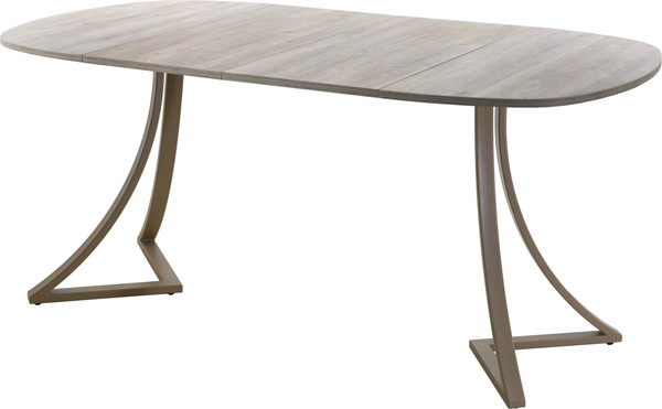 Изображение товара Обеденный стол AMC Elite Е24(900) D7 (капучино/дуб уайт-ривер песочно-бежевый)