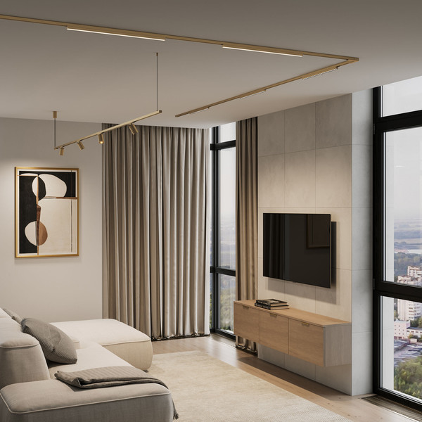 Изображение товара Коннектор для трековой системы Elektrostandard Brass Line 85007/00 (латунь)