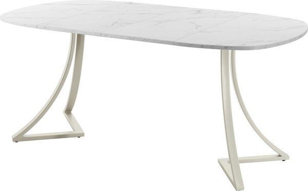 Изображение товара Обеденный стол AMC Elite Е24(800) D7 (бежевый/мрамор кристалл)