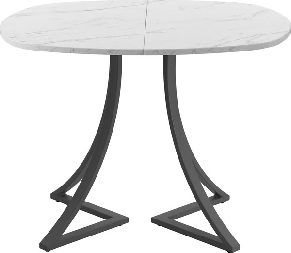 Изображение товара Обеденный стол AMC Elite Е24(800) D7 (графит/мрамор кристалл)