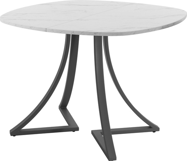 Изображение товара Обеденный стол AMC Elite Е24(800) D7 (графит/мрамор кристалл)