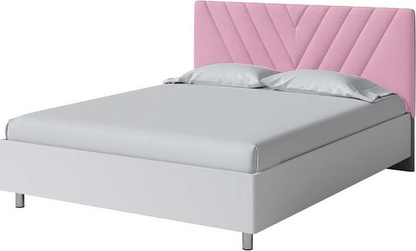 Изображение товара Полуторная кровать Proson Ora 120x200 (белый/Ultra розовый мусс)