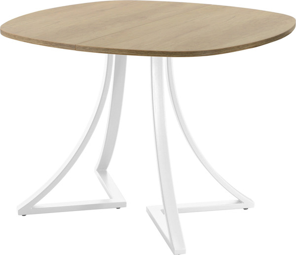 Изображение товара Обеденный стол AMC Elite Е24(800) D7 (белый/дуб небраска натур)