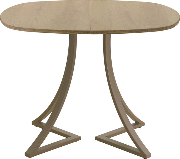 Изображение товара Обеденный стол AMC Elite Е24(800) D7 (капучино/дуб небраска натур)