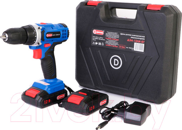 Изображение товара Аккумуляторная дрель-шуруповерт Диолд ДЭА-12ЛИ-07 (10022146)