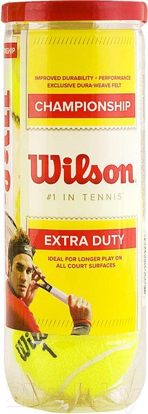 Изображение товара Набор теннисных мячей Wilson Championship / WRT100101 (3шт)