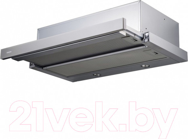 Изображение товара Вытяжка телескопическая Akpo Light Eco Glass Twin 50 WK-7 (серый)