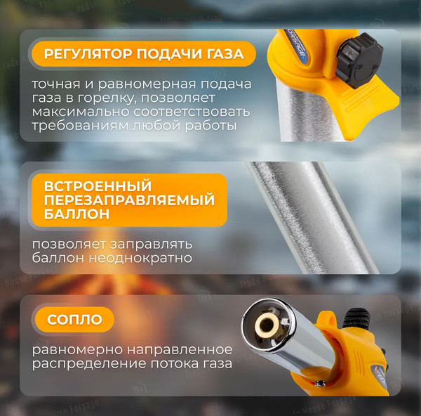 Изображение товара Горелка газовая Forsage F-130GS (16287)