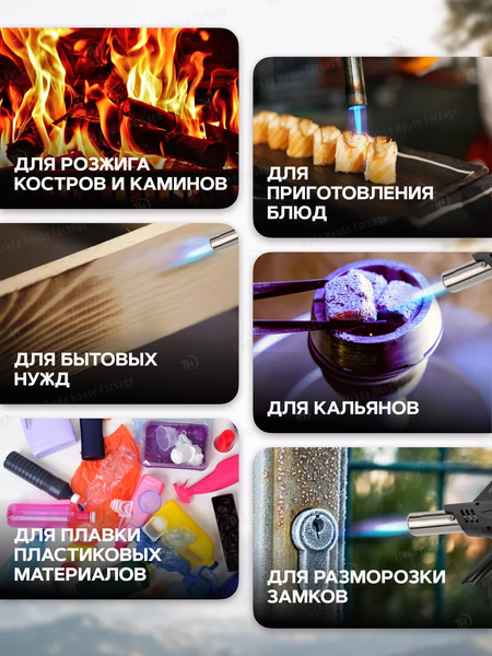 Изображение товара Горелка газовая RockForce RF-190GS (16306)