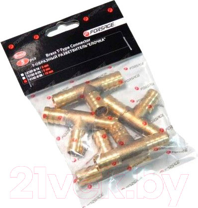 Изображение товара Набор штуцеров пневматических Forsage F-E102-6/3K (5шт)