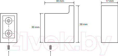 Изображение товара Крючок для ванной Bemeta Nero 135006010