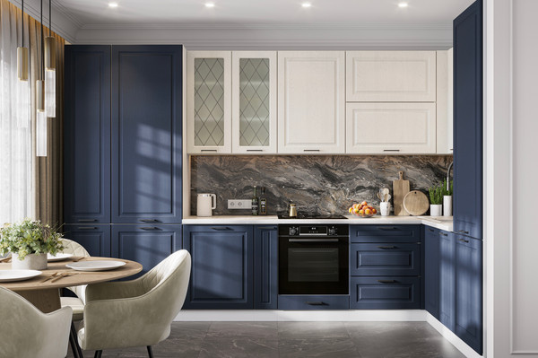 Изображение товара Шкаф навесной для кухни SV-мебель Грейвуд Ш800 (индиго)