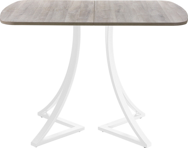 Изображение товара Обеденный стол AMC Elite Е24(1200) D2 (белый/дуб уайт-ривер песочно-бежевый)