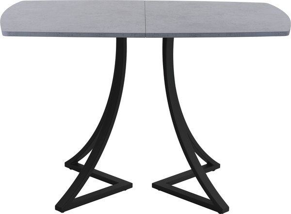 Изображение товара Обеденный стол AMC Elite Е24(1200) D2 (черный/бетон чикаго светло-серый)