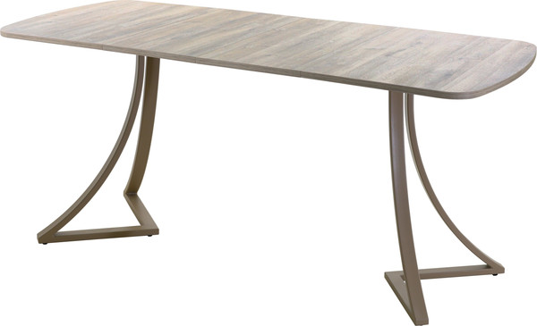 Изображение товара Обеденный стол AMC Elite Е24(1200) D2 (капучино/дуб уайт-ривер песочно-бежевый)