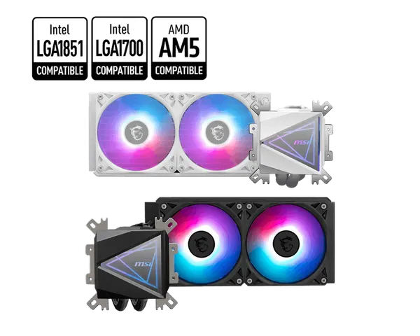Изображение товара Кулер для процессора MSI MAG Coreliquid I240 White