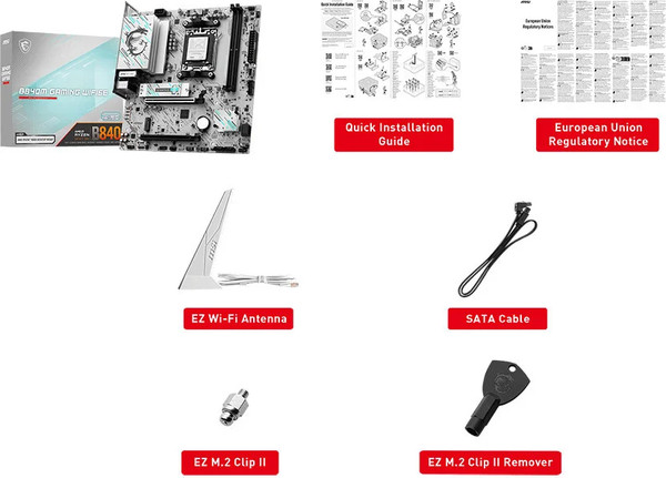 Изображение товара Материнская плата MSI B840M Gaming WIFI6E