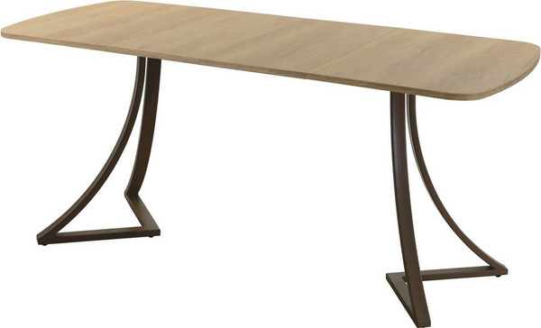 Изображение товара Обеденный стол AMC Elite Е24(1200) D2 (коричневый/дуб небраска натур)