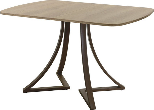 Изображение товара Обеденный стол AMC Elite Е24(1200) D2 (коричневый/дуб небраска натур)