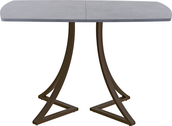 Изображение товара Обеденный стол AMC Elite Е24(1100) D2 (коричневый/бетон чикаго светло-серый)