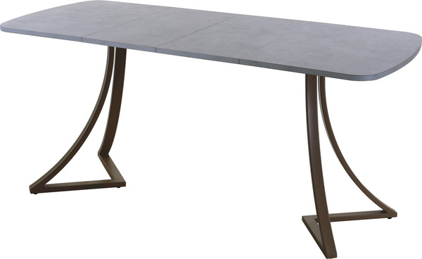 Изображение товара Обеденный стол AMC Elite Е24(1100) D2 (коричневый/бетон чикаго светло-серый)