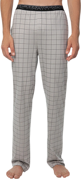 Изображение товара Штаны домашние Mark Formelle 581134 (р.94-182/188, черная клетка на сером)