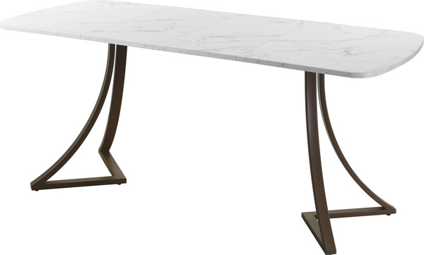 Изображение товара Обеденный стол AMC Elite Е24(1200) D2 (коричневый/мрамор кристалл)