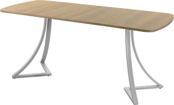 Изображение товара Обеденный стол AMC Elite Е24(1100) D2 (серебро/дуб небраска натур)