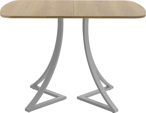 Изображение товара Обеденный стол AMC Elite Е24(1100) D2 (серебро/дуб небраска натур)