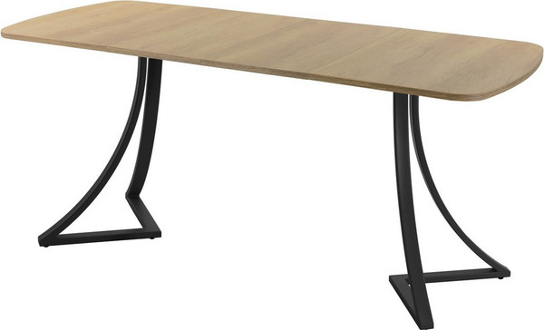 Изображение товара Обеденный стол AMC Elite Е24(1200) D2 (черный/дуб небраска натур)