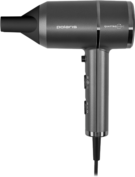 Изображение товара Фен Polaris PHD 2044Ti Quattro Ionic (графитовый)