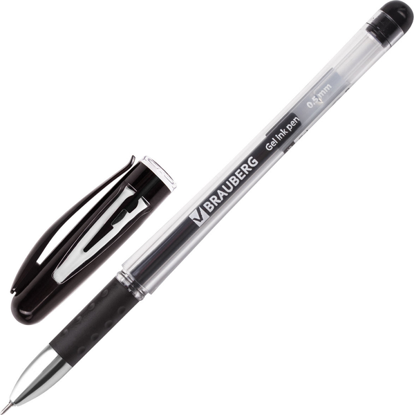 Изображение товара Ручка гелевая Brauberg Geller / 141180 (черный)