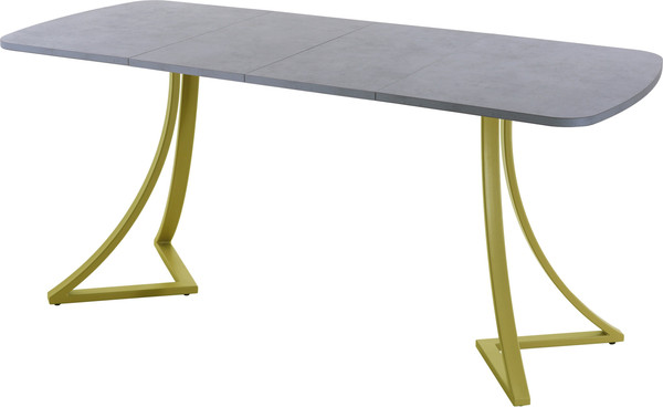 Изображение товара Обеденный стол AMC Elite Е24(1100) D2 (золото/бетон чикаго светло-серый)