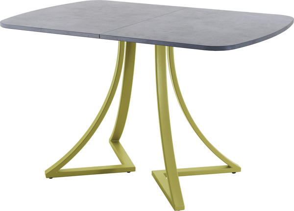 Изображение товара Обеденный стол AMC Elite Е24(1100) D2 (золото/бетон чикаго светло-серый)