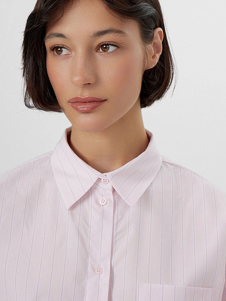 Изображение товара Рубашка Mark Formelle 502985 (р.170-84-90, бело-лиловые полосы на розовом облаке)