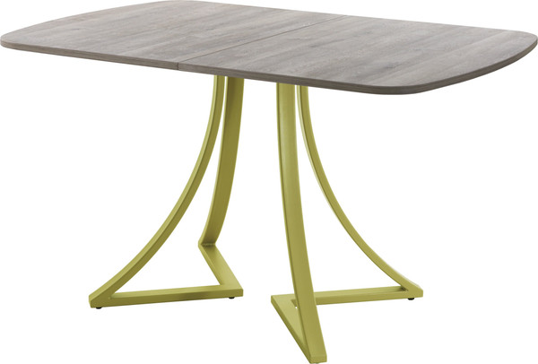 Изображение товара Обеденный стол AMC Elite Е24(1100) D2 (золото/дуб уайт-ривер песочно-бежевый)