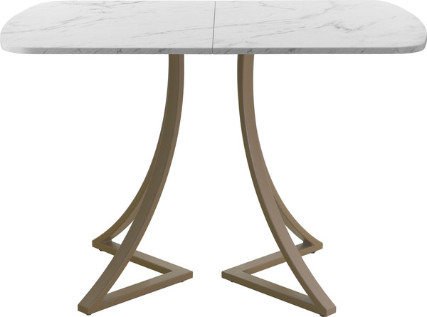 Изображение товара Обеденный стол AMC Elite Е24(1100) D2 (капучино/мрамор кристалл)