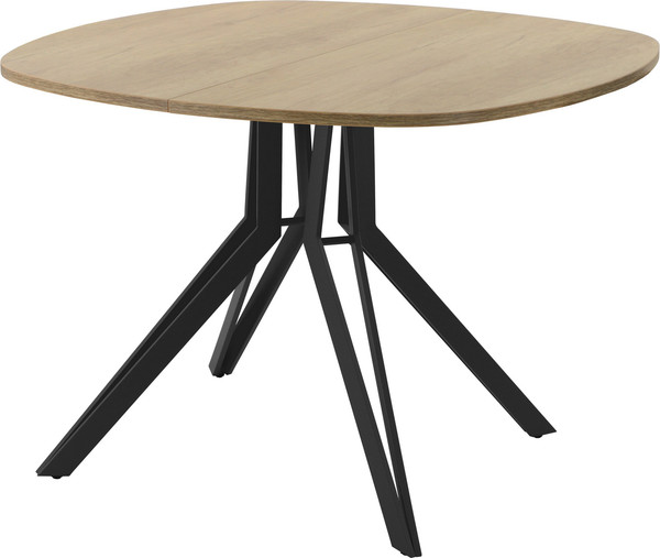 Изображение товара Обеденный стол AMC Elite Е21(900) D7 (черный/дуб небраска нату)