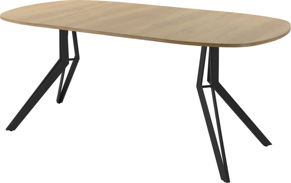 Изображение товара Обеденный стол AMC Elite Е21(900) D7 (черный/дуб небраска нату)