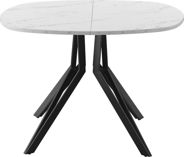 Изображение товара Обеденный стол AMC Elite Е21(900) D7 (черный/мрамор кристал)